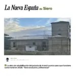 Noticia La Nueva España sobre rehabilitación del Palacio de Aramil en Siero
